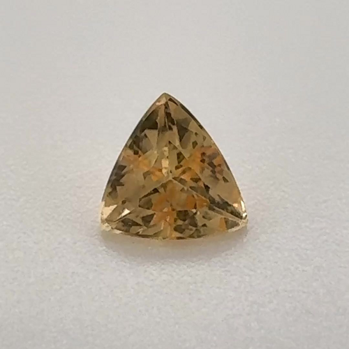 0.5 carat YELLOW Trilliant Topaz (1)