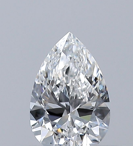 0.3 carat F-VVS2 Natūralus Pear Deimantas (1)