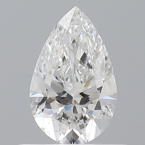 0.51 carat E-SI1 Natūralus Pear Deimantas (1)