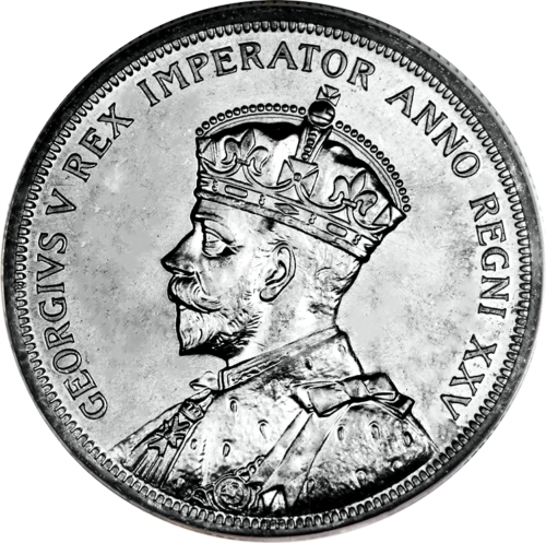 1 доллар 1935 Канада Георга V Юбилей серебряная монета (1)