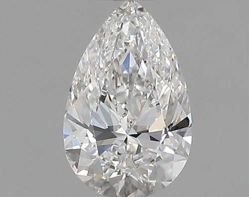 0.5 carat E-VVS1 Natūralus Pear Deimantas (1)