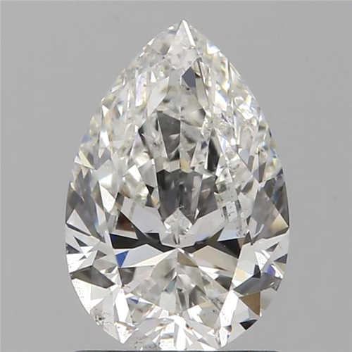 1.11 carat H-SI2 Natūralus Pear Deimantas (1)