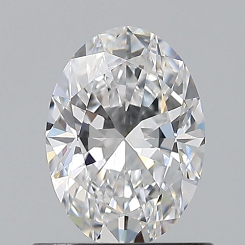 0.71 carat D-VVS2 Natūralus Oval Deimantas (1)