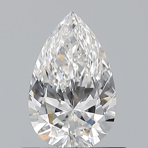 0.6 carat F-VVS1 Natūralus Pear Deimantas (1)