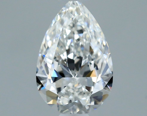 0.4 carat F-VVS1 Natūralus Pear Deimantas (1)