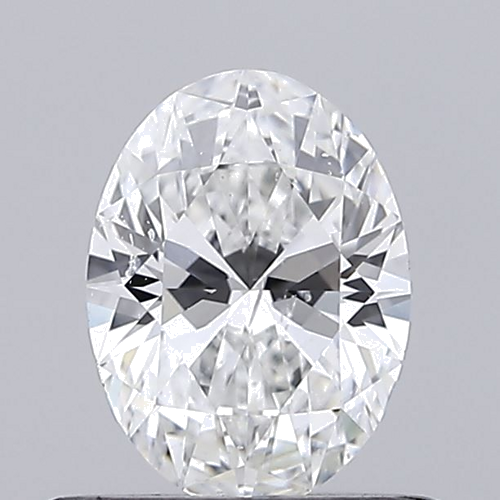0.5 carat F-SI2 Natūralus Oval Deimantas (1)