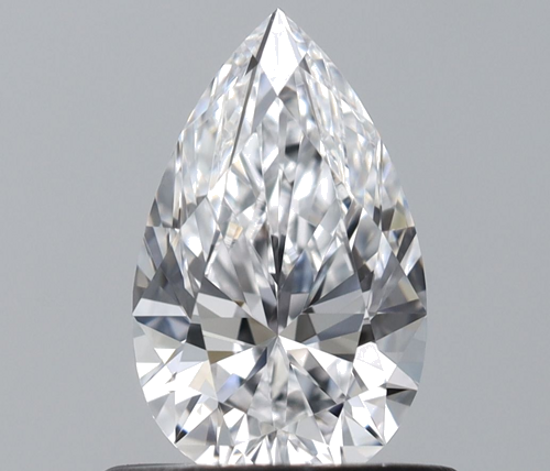 0.61 carat D-VVS1 Natūralus Pear Deimantas (1)