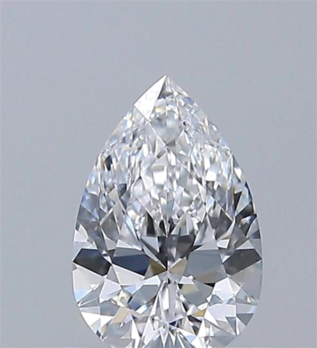 0.5 carat D-VS1 Natūralus Pear Deimantas (1)