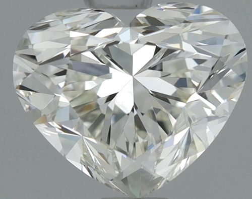 1.01 carat I-VVS2 Natūralus Heart Deimantas (1)