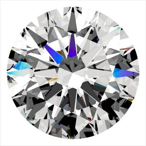 0.3 carat F-SI1 Excellent cut Natūralus Round Deimantas (1)