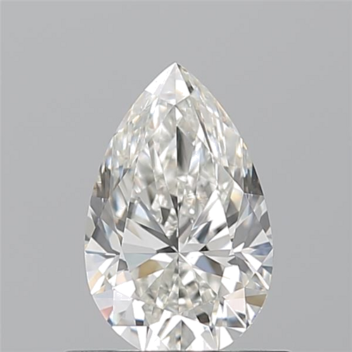 0.7 carat H-VVS2 Natūralus Pear Deimantas (1)