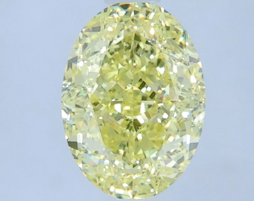 1.21 carat Faint Yellow-VS2 Natūralus Oval Deimantas (1)