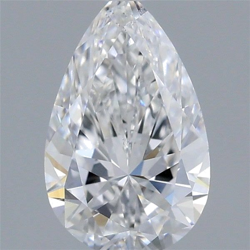 0.61 carat E-VS2 Natūralus Pear Deimantas (1)
