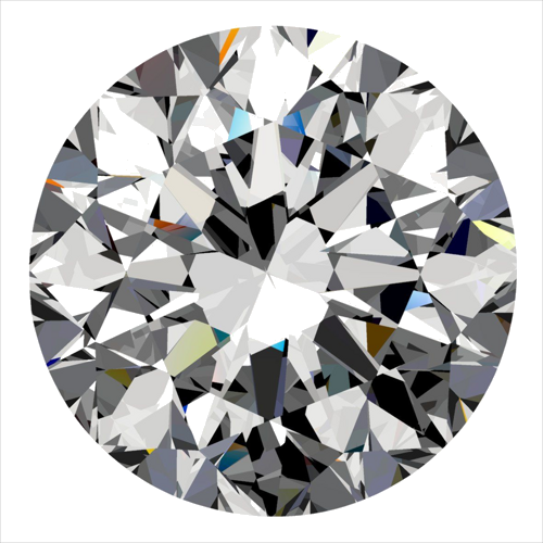 0.3 carat I-VS1 GD cut Natūralus Round Deimantas (1)