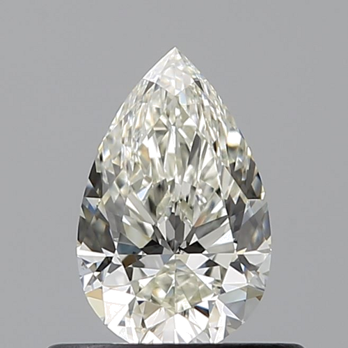 0.5 carat K-VS2 Natūralus Pear Deimantas (1)