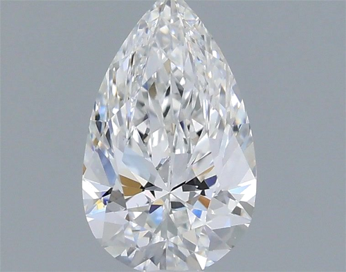 0.5 carat E-VS2 Natūralus Pear Deimantas (1)