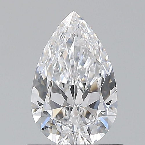 0.7 carat D-VS2 Natūralus Pear Deimantas (1)