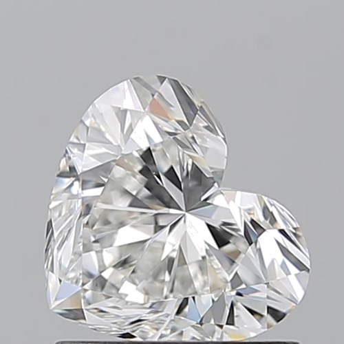 1.01 carat H-VS1 Natūralus Heart Deimantas (1)