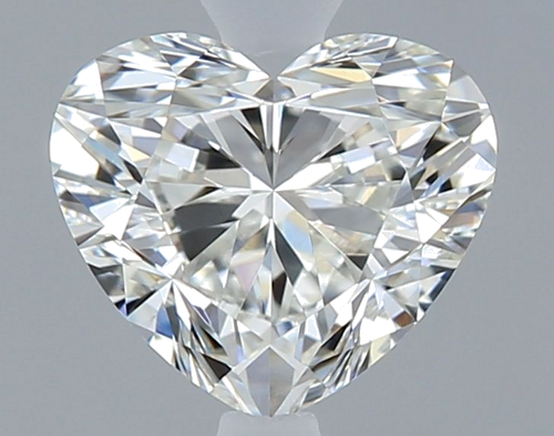 0.5 carat I-VVS2 Natūralus Heart Deimantas (1)