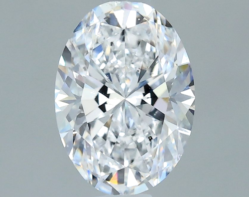 0.75 carat D-SI1 Natūralus Oval Deimantas (1)