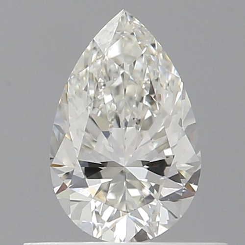 0.5 carat H-VVS1 Natūralus Pear Deimantas (1)