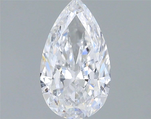 0.7 carat D-SI1 Natūralus Pear Deimantas (1)