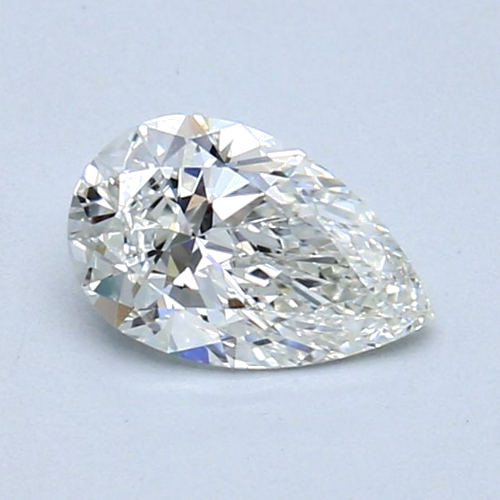 0.6 carat H-VS1 Natūralus Pear Deimantas (1)