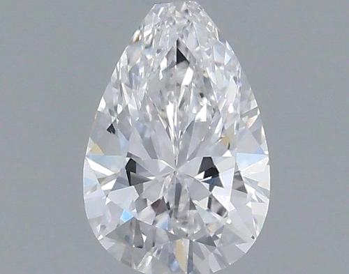 0.3 carat D-VVS2 Natūralus Pear Deimantas (1)
