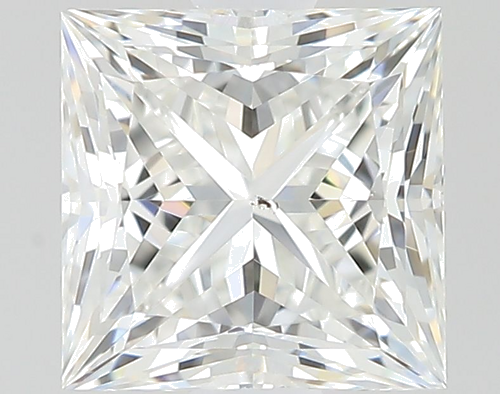 0.53 carat H-SI1 Natūralus Princess Deimantas (1)