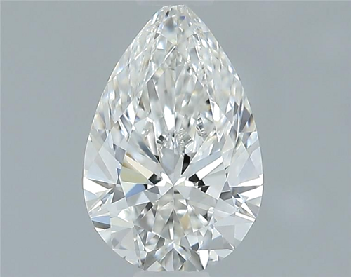 0.44 carat F-VS1 Natūralus Pear Deimantas (1)