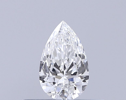 0.3 carat E-VVS1 Natūralus Pear Deimantas (1)
