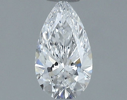 0.4 carat D-VS2 Natūralus Pear Deimantas (1)