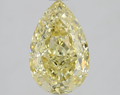 2.01 carat Fancy Yellow-VS2 Natūralus Pear Deimantas (1)