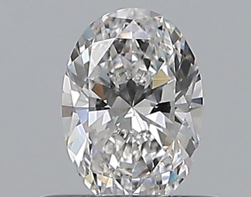 0.42 carat D-VVS1 Natūralus Oval Deimantas (1)