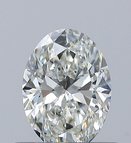 0.5 carat I-VVS2 Natūralus Oval Deimantas (1)