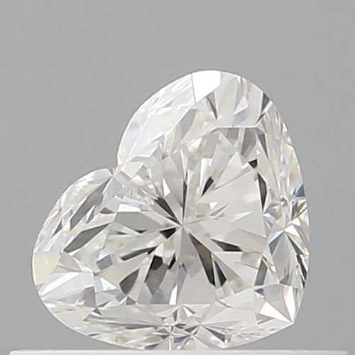 0.5 carat G-VVS2 Natūralus Heart Deimantas (1)