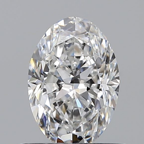 0.52 carat E-VS2 Natūralus Oval Deimantas (1)