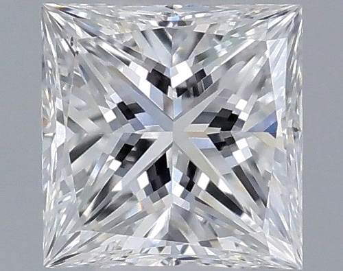 0.39 carat E-VS1 Natūralus Princess Deimantas (1)