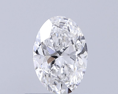 0.52 carat E-SI1 Natūralus Oval Deimantas (1)