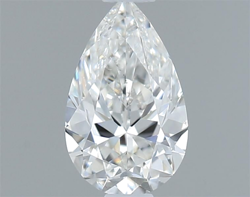 0.33 carat F-VS2 Natūralus Pear Deimantas (1)