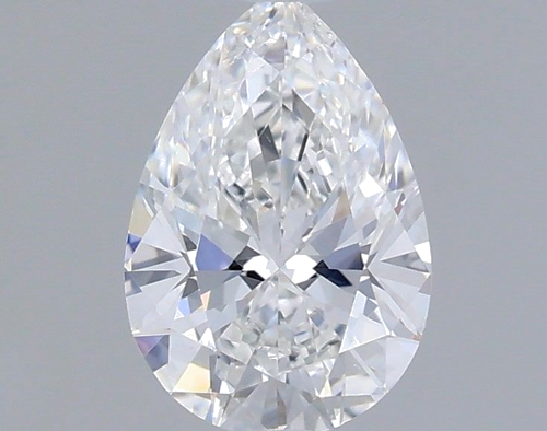 0.5 carat E-VS1 Natūralus Pear Deimantas (1)