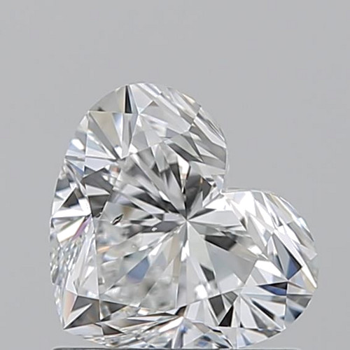 1.01 carat F-SI1 Natūralus Heart Deimantas (1)