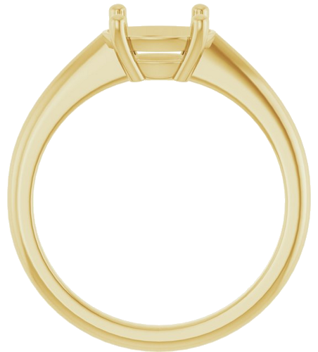 Sužadėtuvių Žiedas „Solitaire“ 14k yellow gold Oval 8mm x 6mm (2)