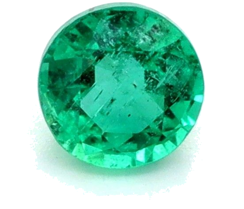 0.23 carat GREEN Round Smaragdas (1)