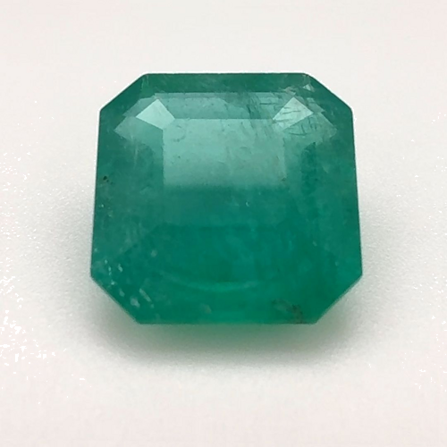 5.82 carat GREEN STEP cut Octagonal Smaragdas (1)