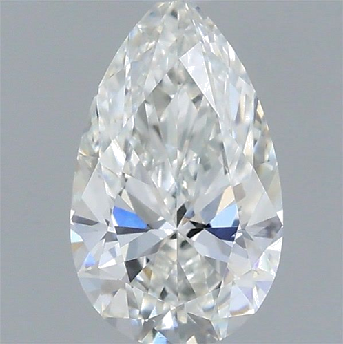 0.4 carat G-SI2 Natūralus Pear Deimantas (1)