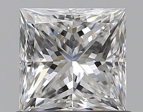 0.7 carat E-VS1 Natūralus Princess Deimantas (1)