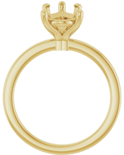 Sužadėtuvių Žiedas „Solitaire“ 14k yellow gold Pear 12mm x 7.5mm (2)