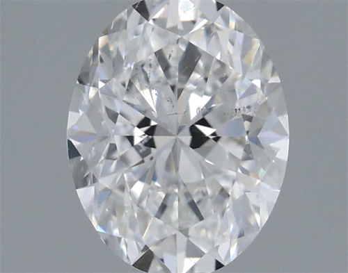 0.6 carat E-SI1 Natūralus Oval Deimantas (1)