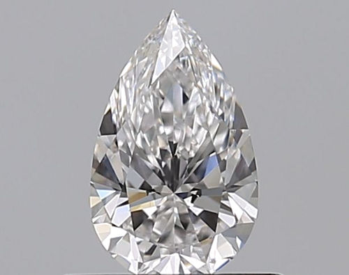 0.52 carat E-VVS1 Natūralus Pear Deimantas (1)